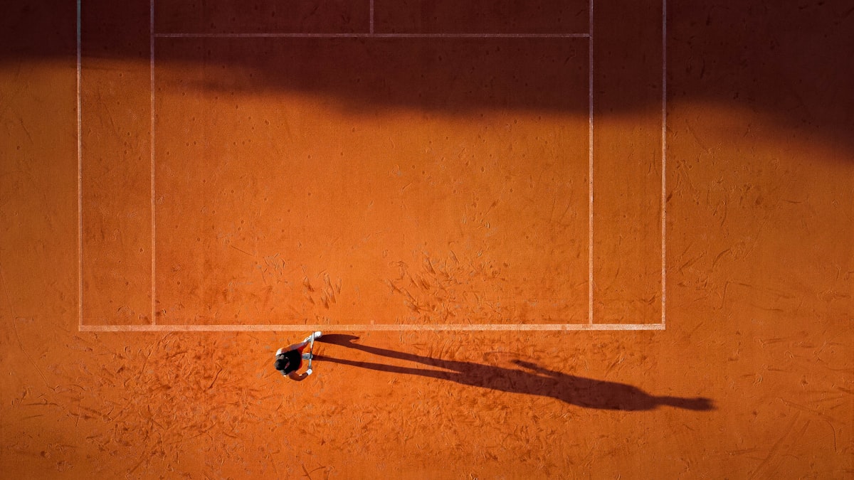 Roland-Garros stadium during tournament